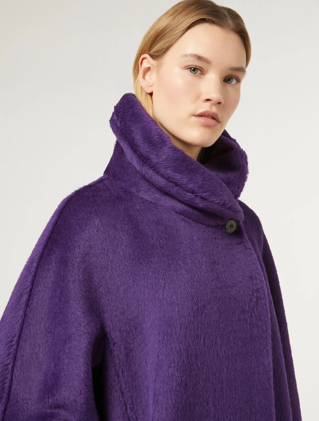 Coats | Coats | Marina Rinaldi Alpaca and wool coat PURPLE