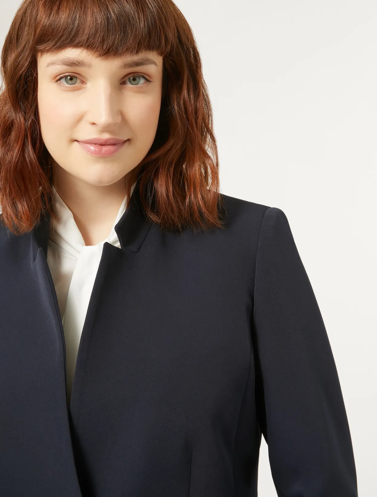 Jacket & Blazers | Jacket & Blazers | Marina Rinaldi Blazer in technical fabric MIDNIGHTBLUE