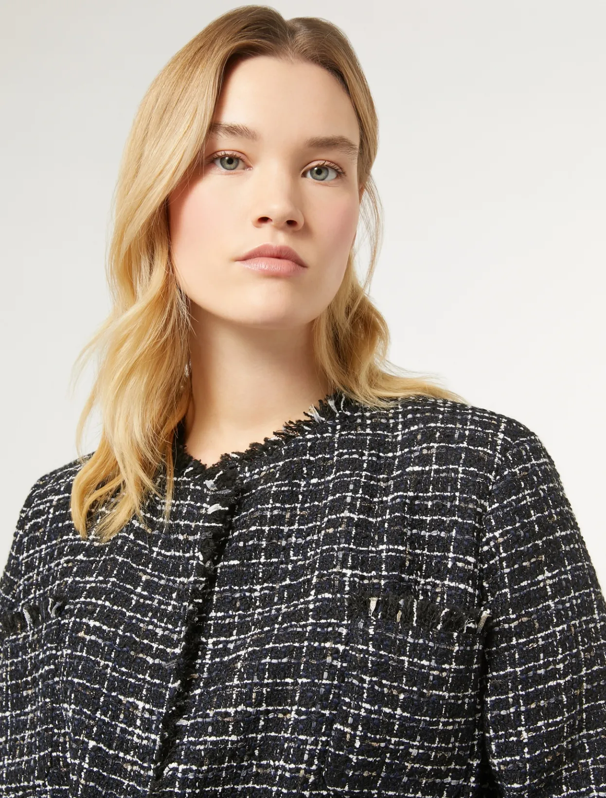 Jacket & Blazers | Jacket & Blazers | Marina Rinaldi Bouclé-effect jacket MIDNIGHTBLUE