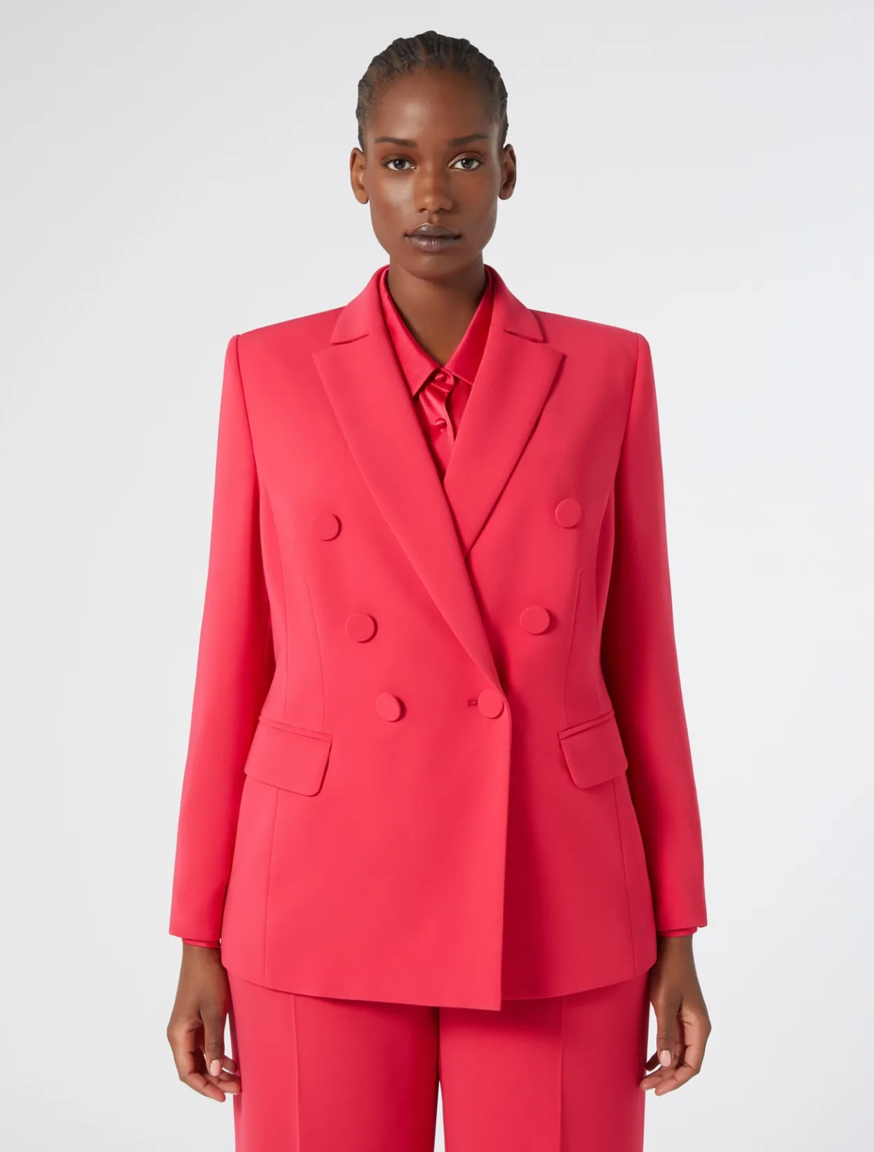 Jackets | Jacket & Blazers | Marina Rinaldi Cady blazer jacket FUCHSIA