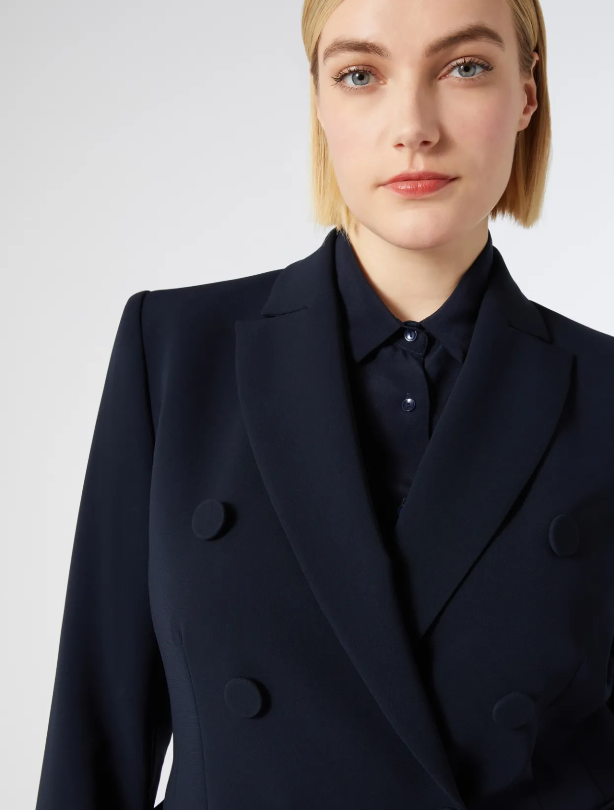 Jackets | Jacket & Blazers | Marina Rinaldi Cady blazer jacket MIDNIGHTBLUE