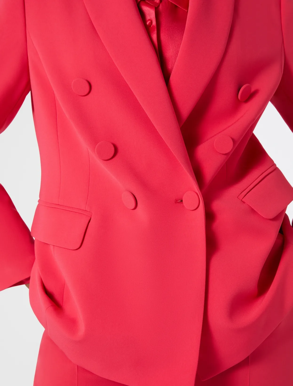 Jackets | Jacket & Blazers | Marina Rinaldi Cady blazer jacket FUCHSIA