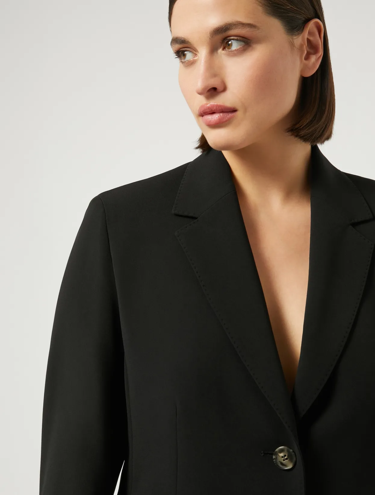 Jacket & Blazers | Jacket & Blazers | Marina Rinaldi Cady blazer jacket BLACK