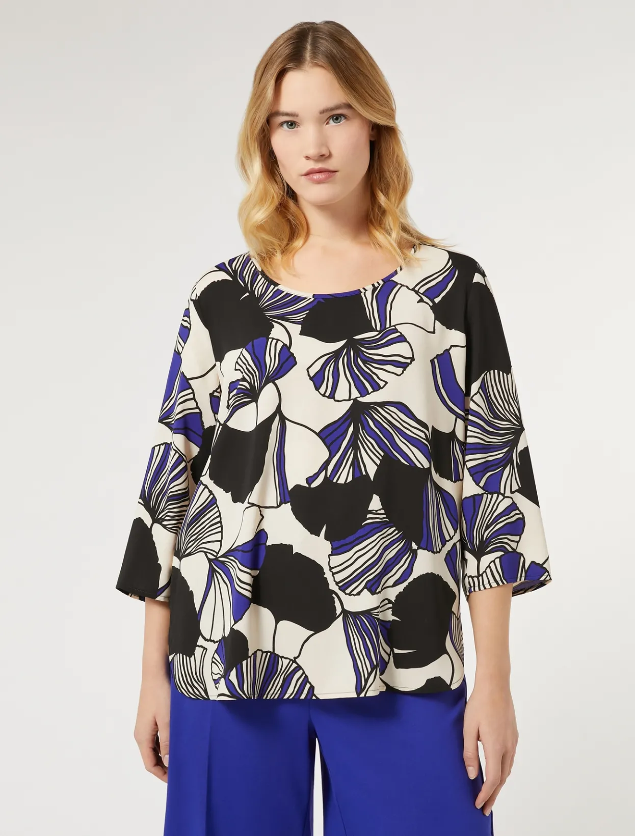 Blouses & Shirts | Blouses & Shirts | Marina Rinaldi Cady blouse ULTRAMARINE