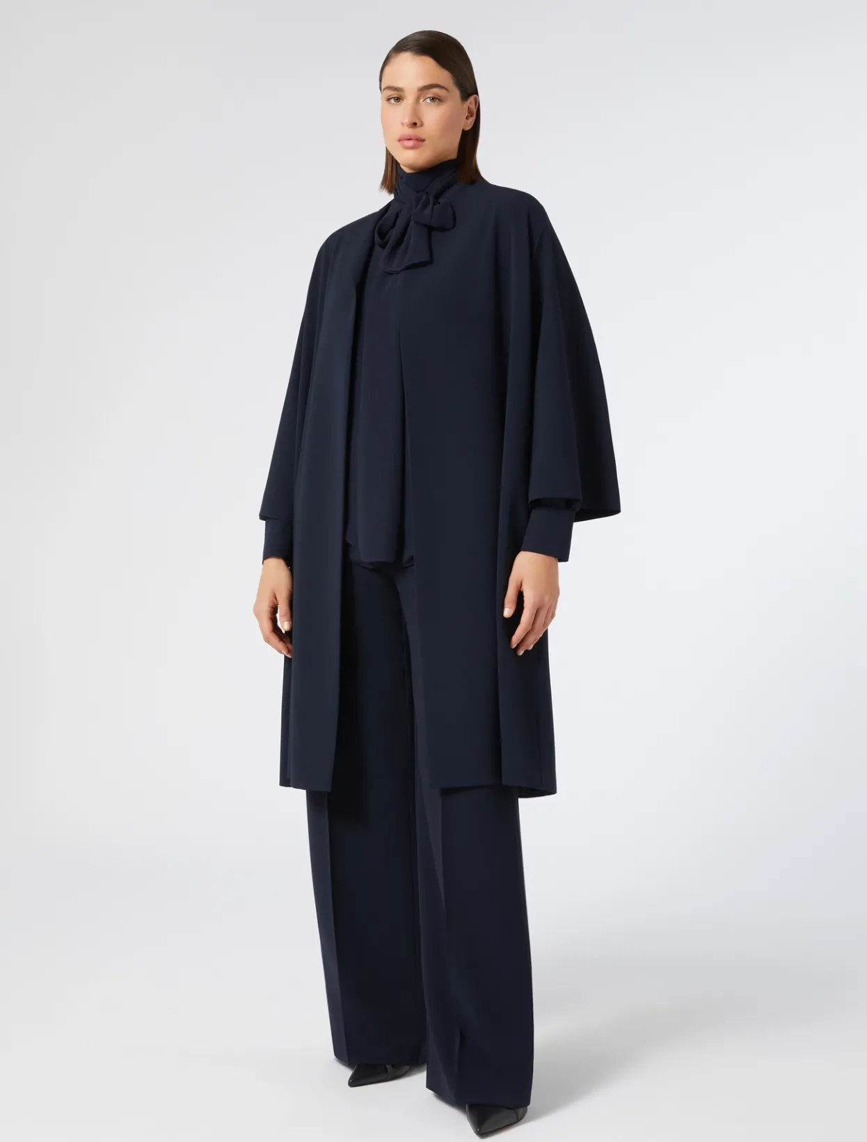 Jackets | Coats | Marina Rinaldi Cady duster coat MIDNIGHTBLUE