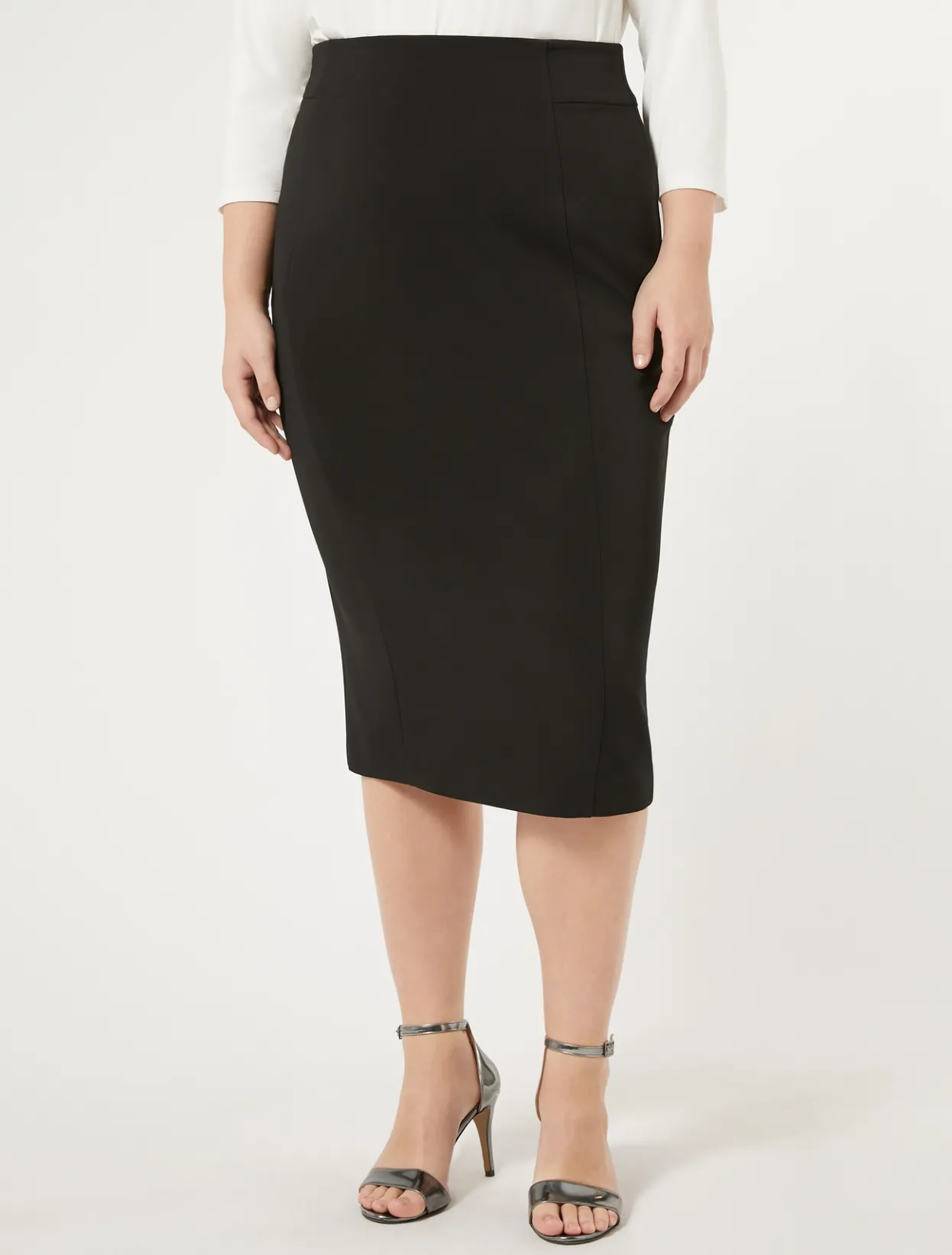 Trousers And Skirts | Skirts | Marina Rinaldi Cady skirt BLACK