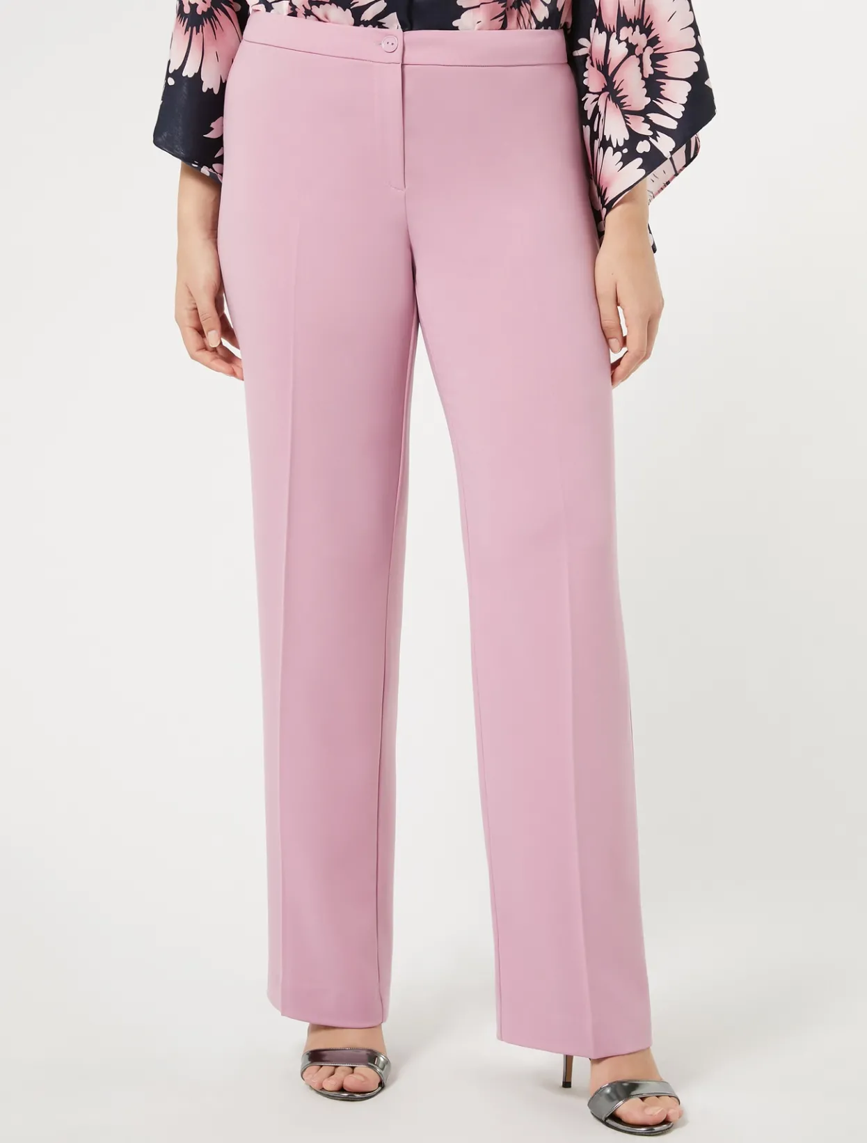 Trousers And Skirts | Trousers & Jeans | Marina Rinaldi Cady trousers ANTIQUEROSE