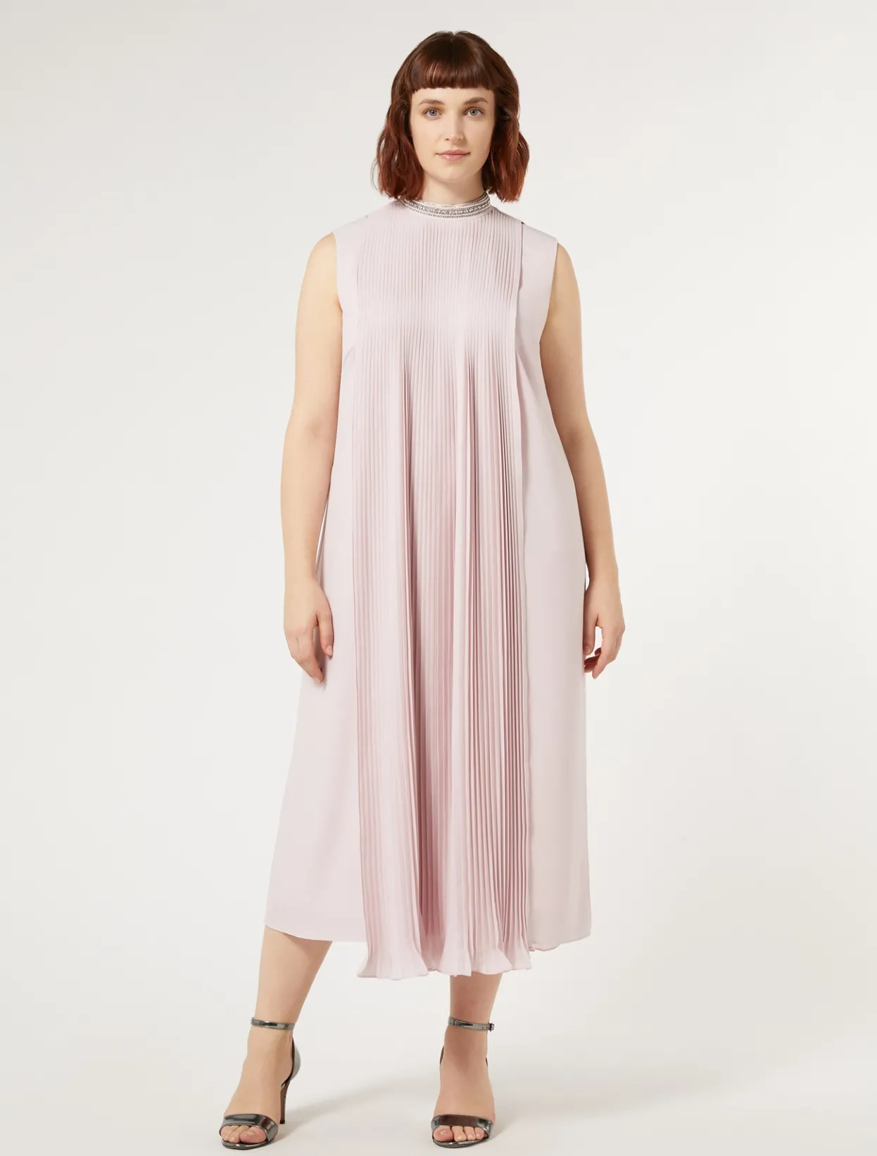 Dresses | Dresses | Marina Rinaldi Calf-length crepe dress PINK