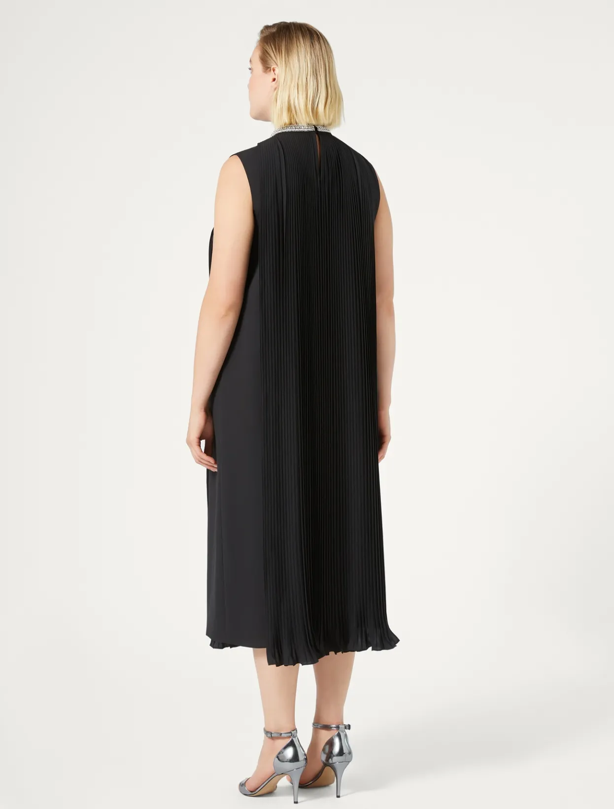 Dresses | Dresses | Marina Rinaldi Calf-length crepe dress BLACK