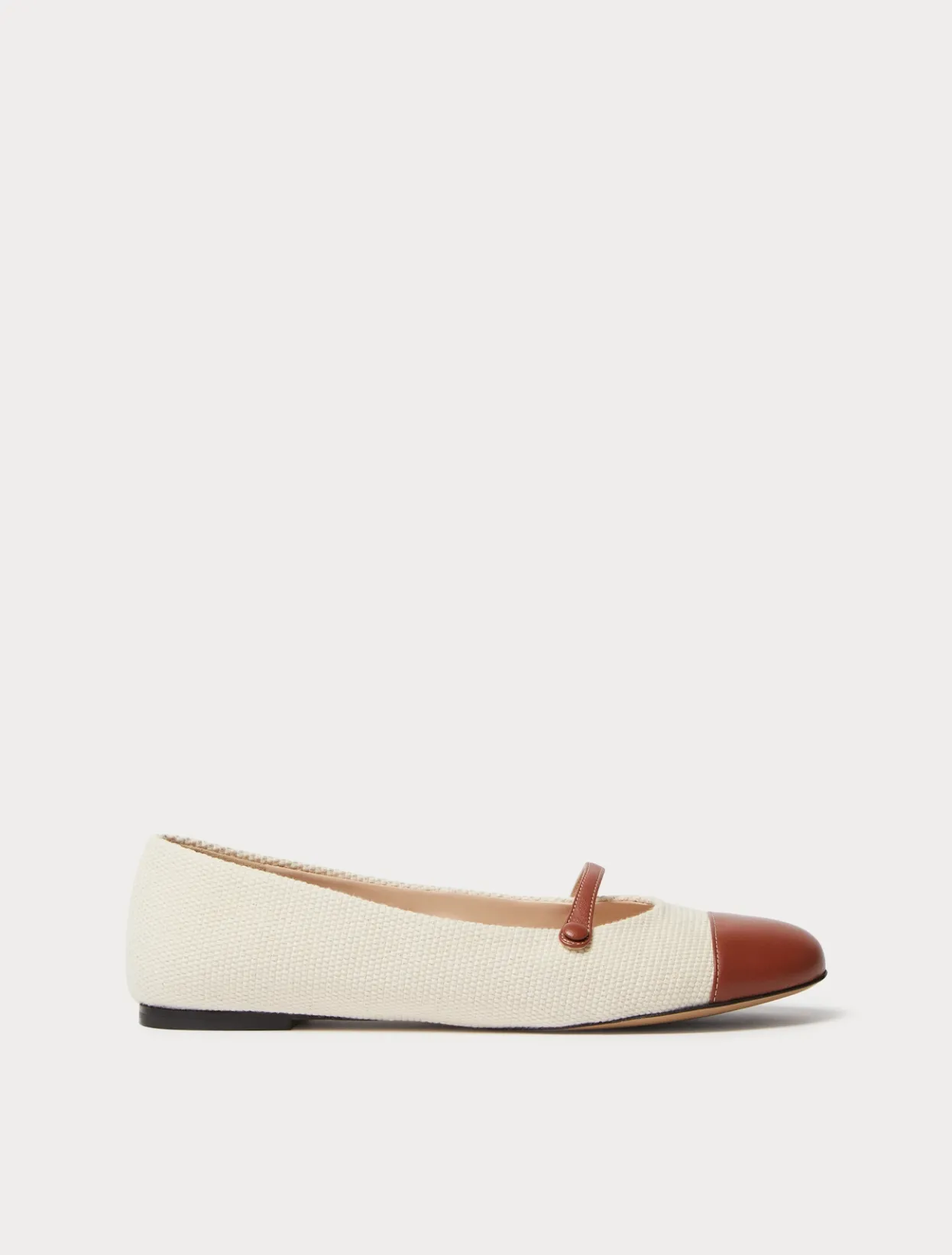 Accessories | Accessories | Marina Rinaldi Canvas ballerinas NATURAL