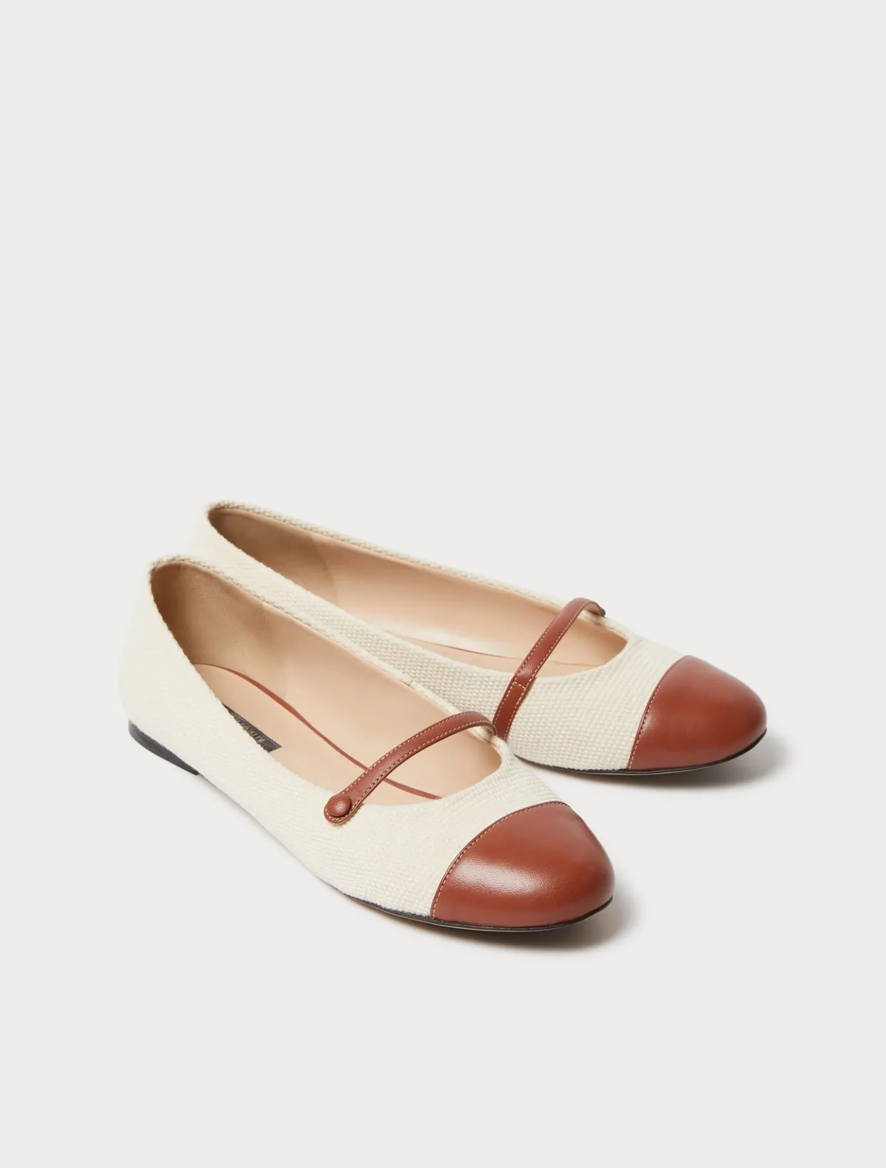 Accessories | Accessories | Marina Rinaldi Canvas ballerinas NATURAL