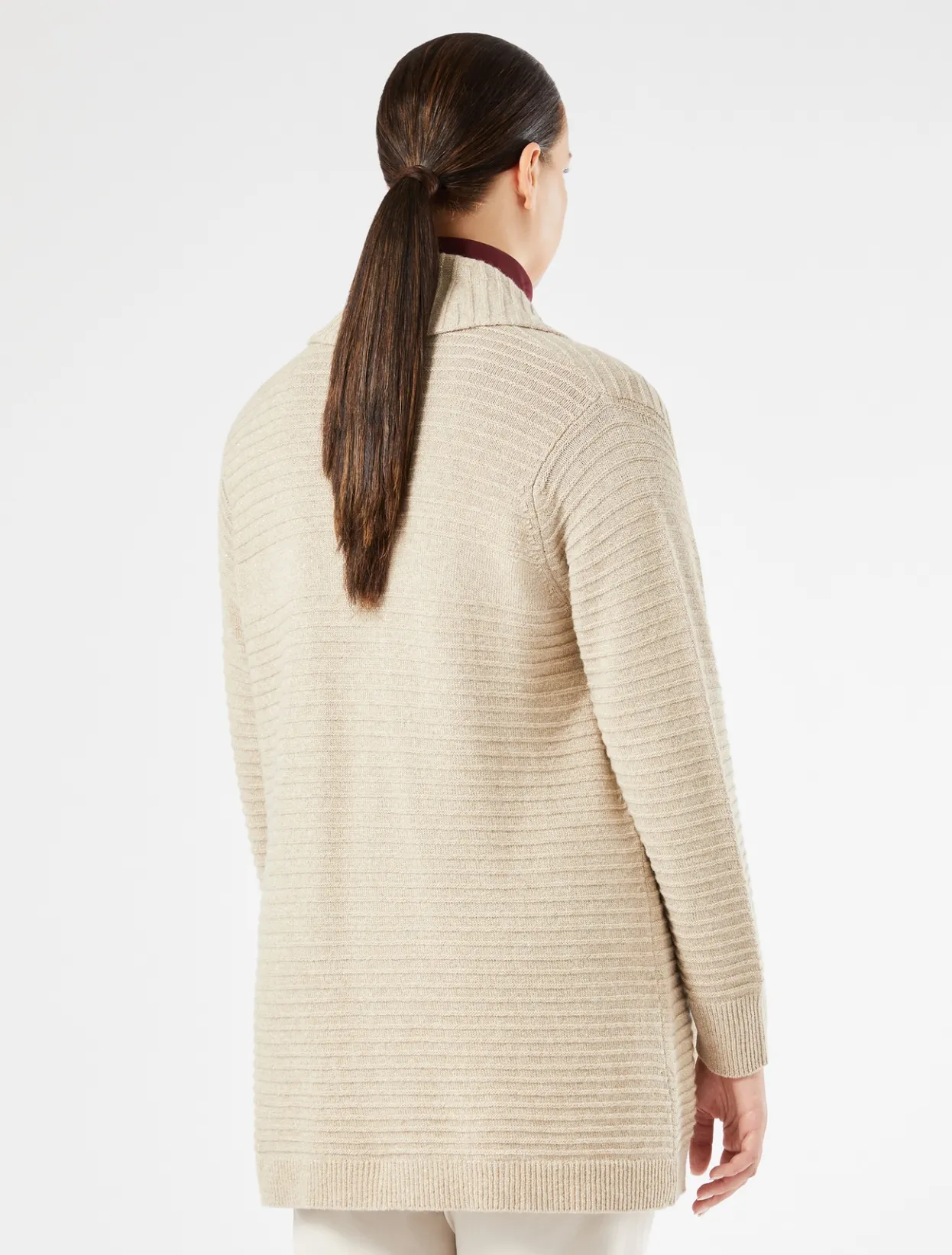 Knitwear | Knitwear | Marina Rinaldi Cashmere blend cardigan BEIGE