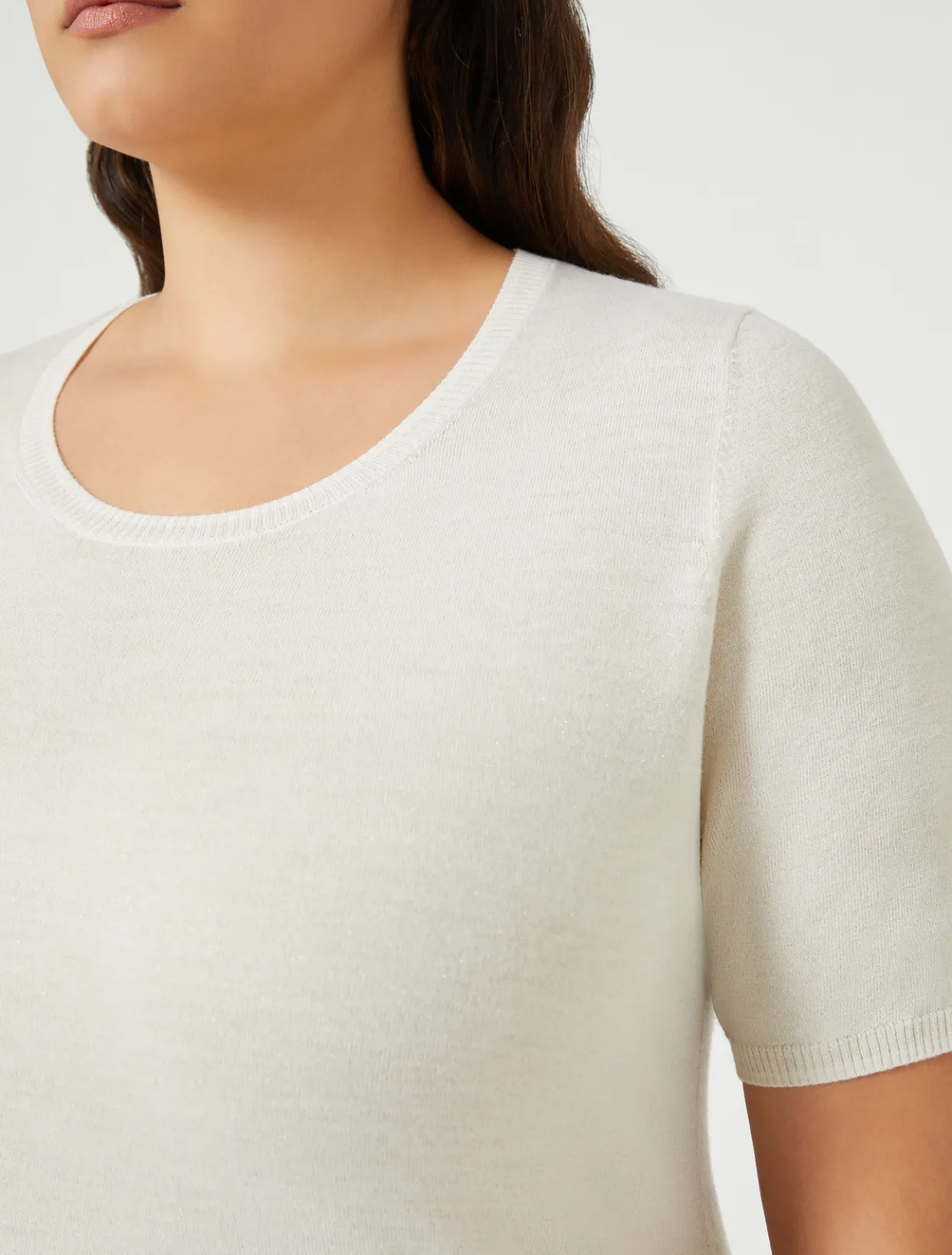 Knitwear | Knitwear | Marina Rinaldi Cashmere jumper IVORY