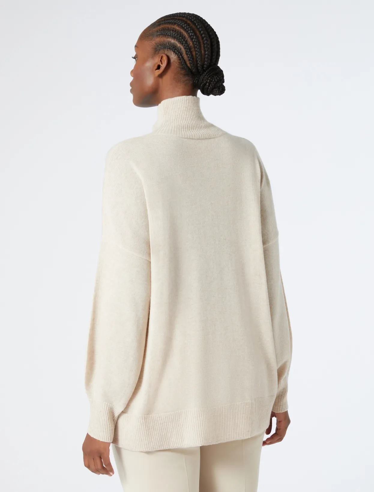 Knitwear | Knitwear | Marina Rinaldi Cashmere sweater BEIGE