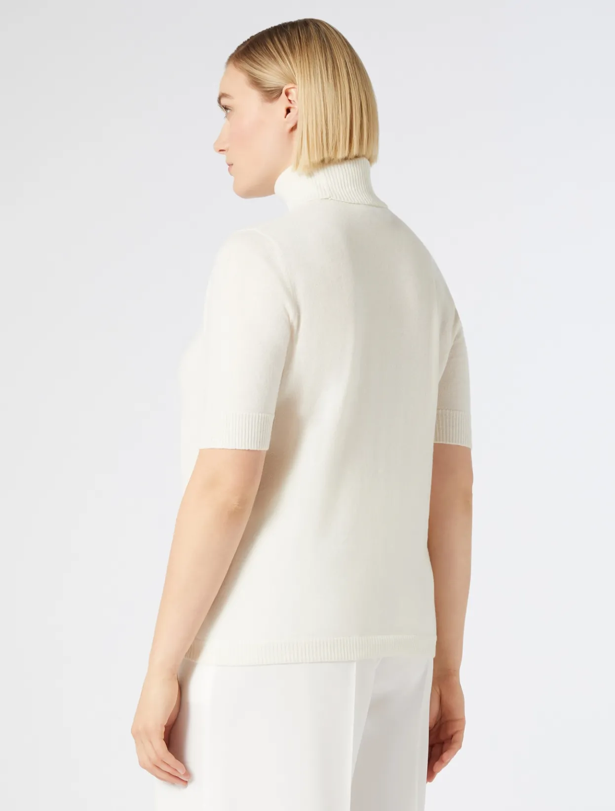 Knitwear | Knitwear | Marina Rinaldi Cashmere sweater WHITE