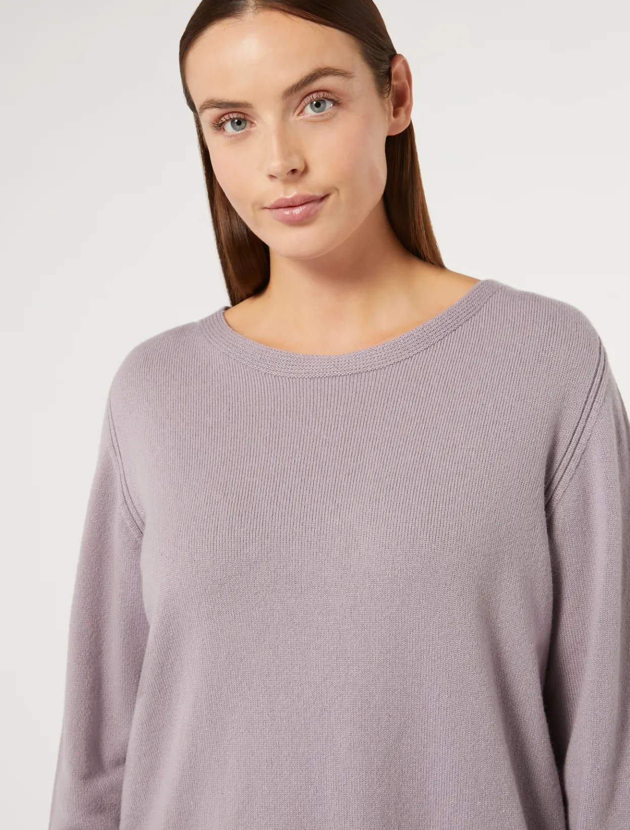 Knitwear | Knitwear | Marina Rinaldi Cashmere-blend sweater WISTERIA