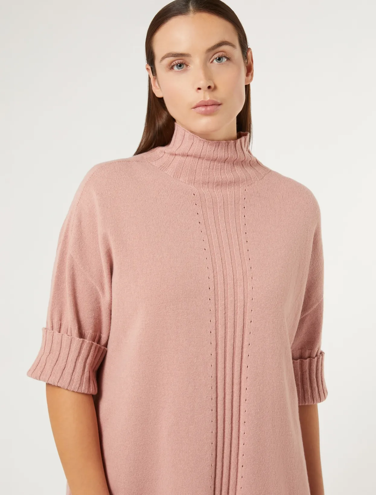 Knitwear | Knitwear | Marina Rinaldi Cashmere-blend sweater ANTIQUEROSE