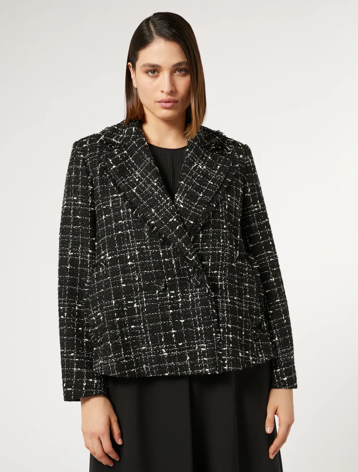 Jacket & Blazers | Jacket & Blazers | Marina Rinaldi Check blazer BLACK