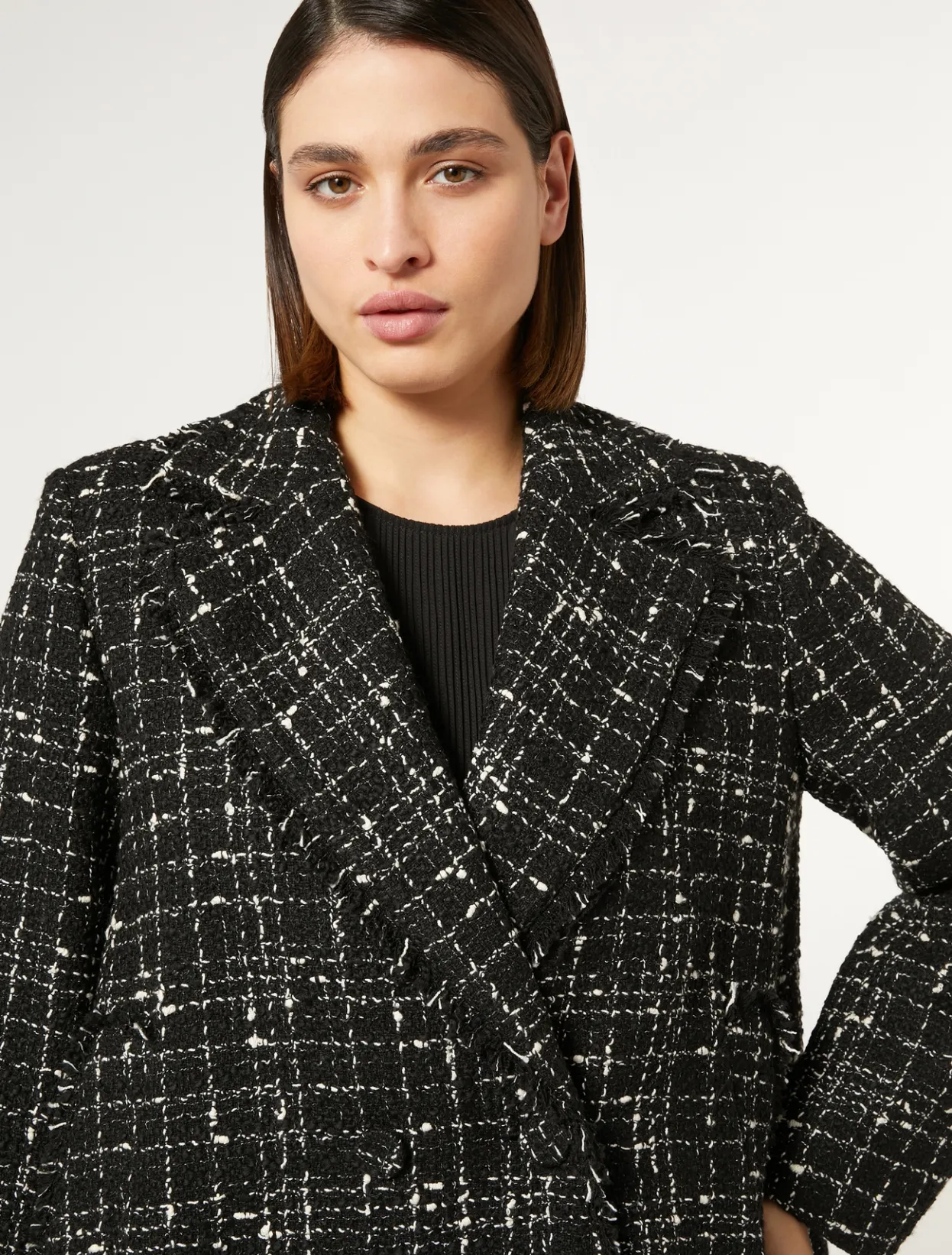 Jacket & Blazers | Jacket & Blazers | Marina Rinaldi Check blazer BLACK