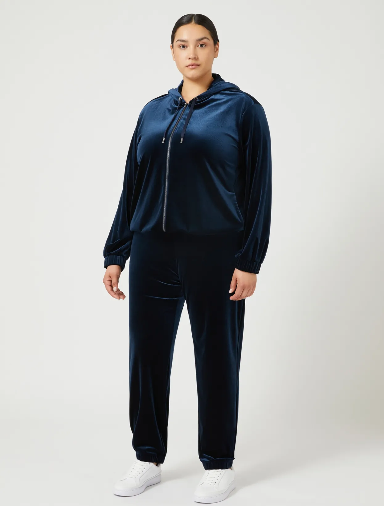 Trousers & Jeans | Trousers & Jeans | Marina Rinaldi Chenille jogging trousers MIDNIGHTBLUE