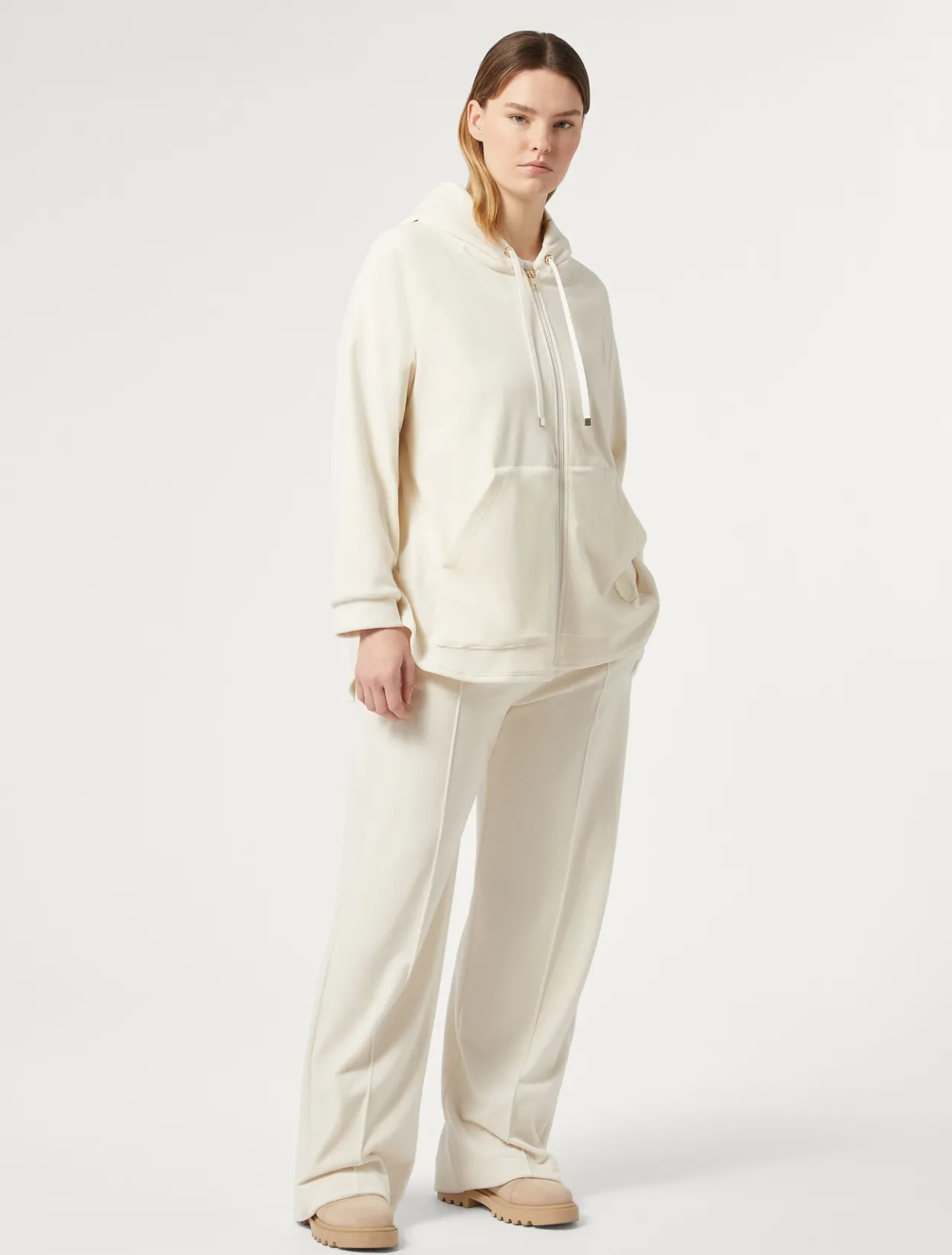 Trousers & Jeans | Trousers & Jeans | Marina Rinaldi Chenille trousers IVORY