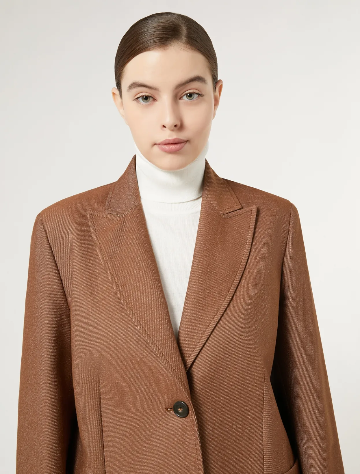 Jacket & Blazers | Jacket & Blazers | Marina Rinaldi Cotton blazer jacket BRONZE