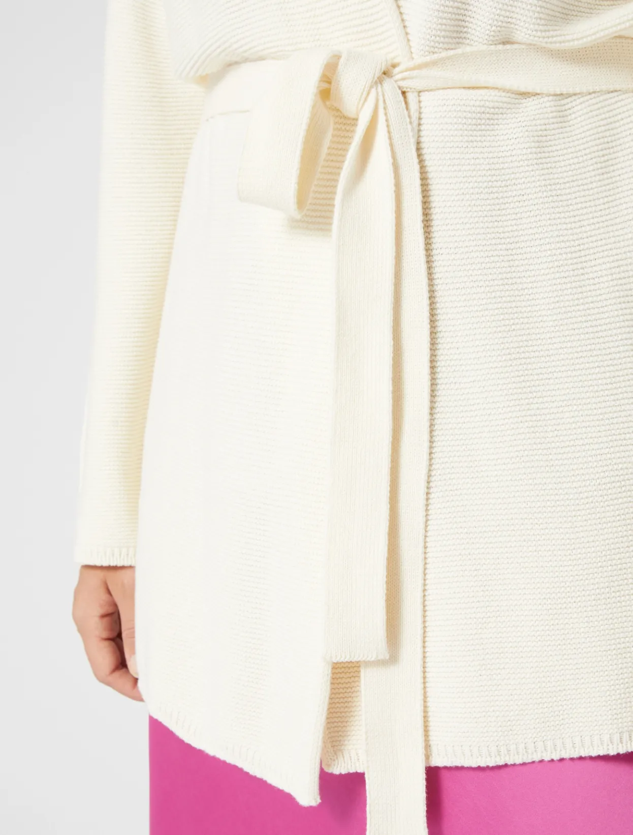 Knitwear | Knitwear | Marina Rinaldi Cotton cardigan WHITE