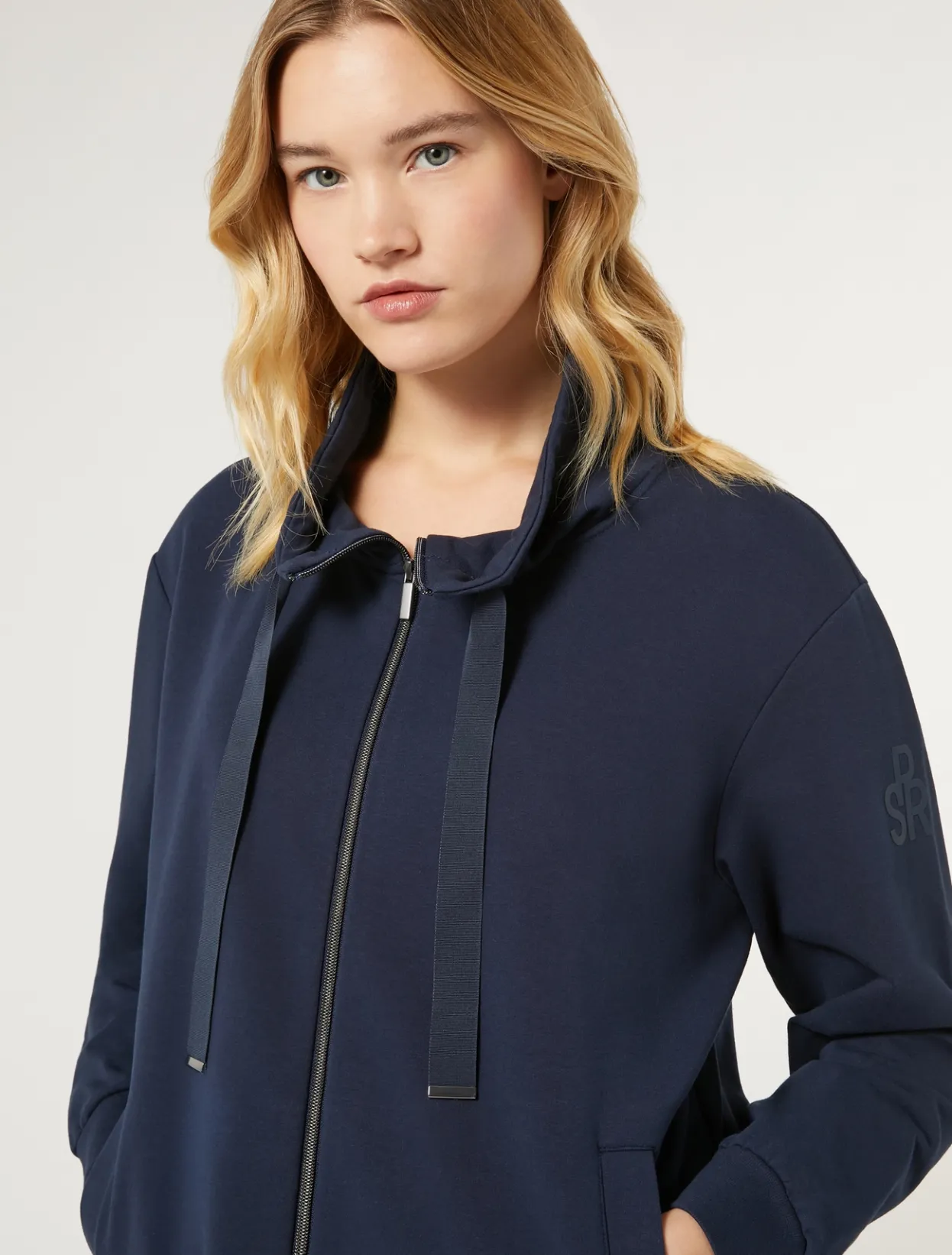 Jacket & Blazers | Jacket & Blazers | Marina Rinaldi Cotton fleece jacket NAVY