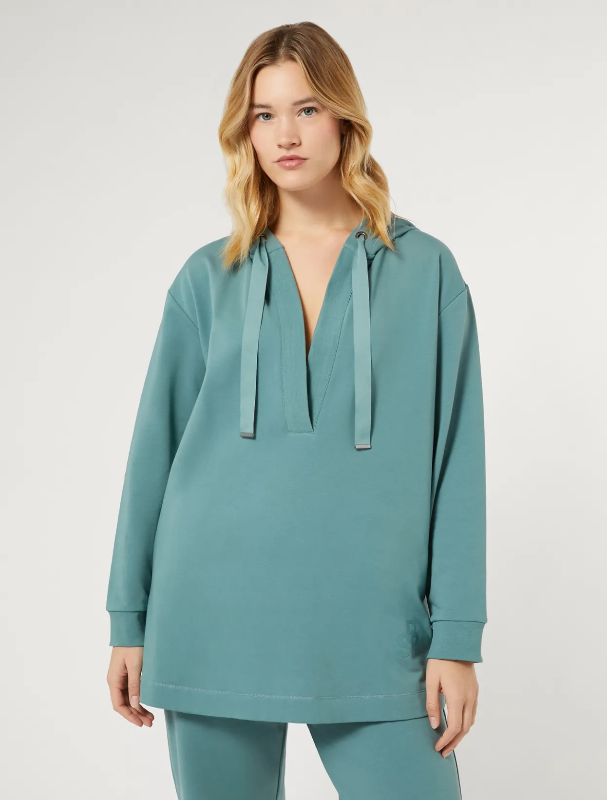 Tops & T-Shirts | Tops & T-Shirts | Marina Rinaldi Cotton jersey sweatshirt SAGEGREEN