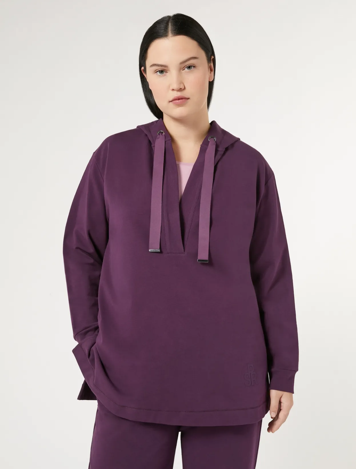 Tops & T-Shirts | Tops & T-Shirts | Marina Rinaldi Cotton jersey sweatshirt PURPLE