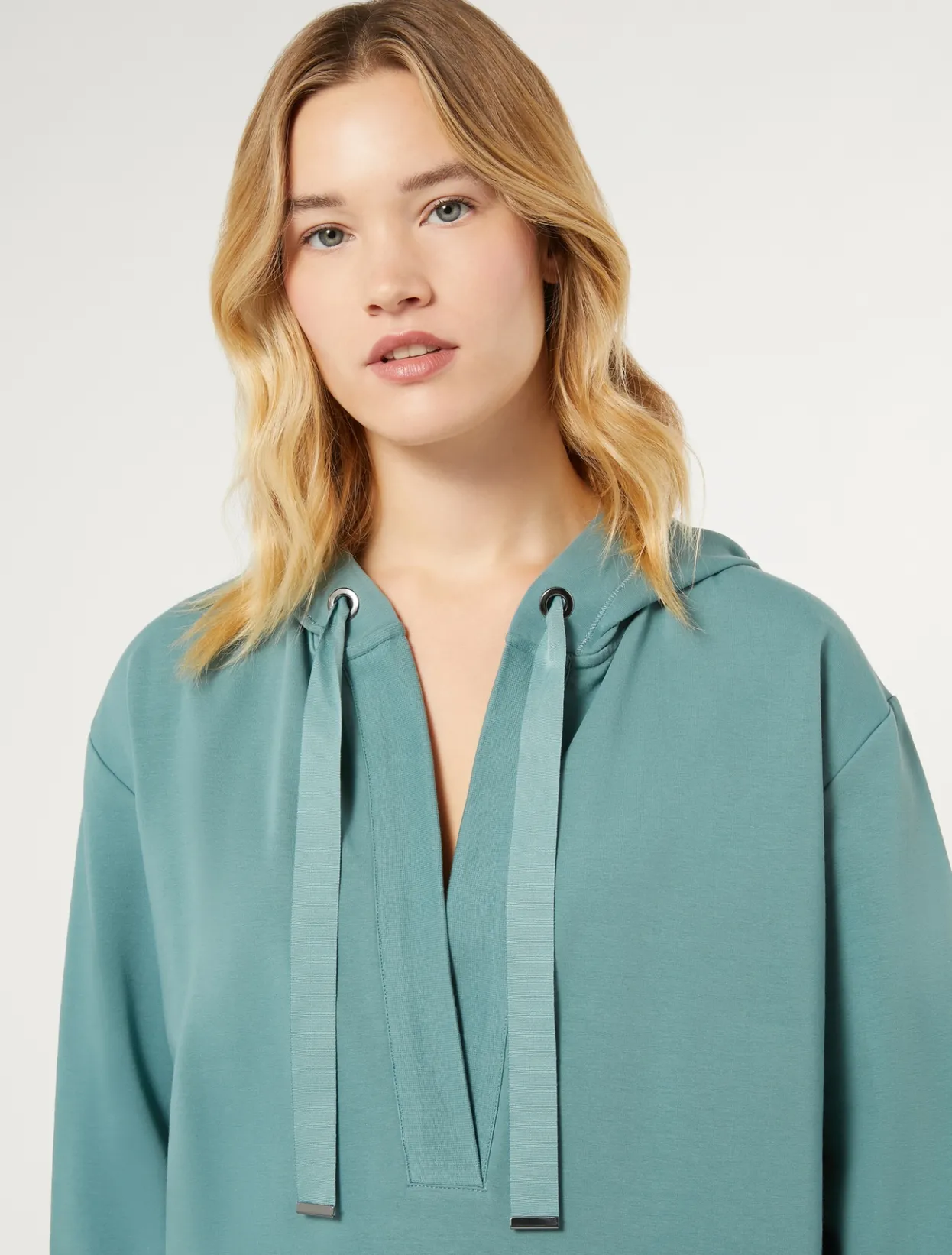 Tops & T-Shirts | Tops & T-Shirts | Marina Rinaldi Cotton jersey sweatshirt SAGEGREEN