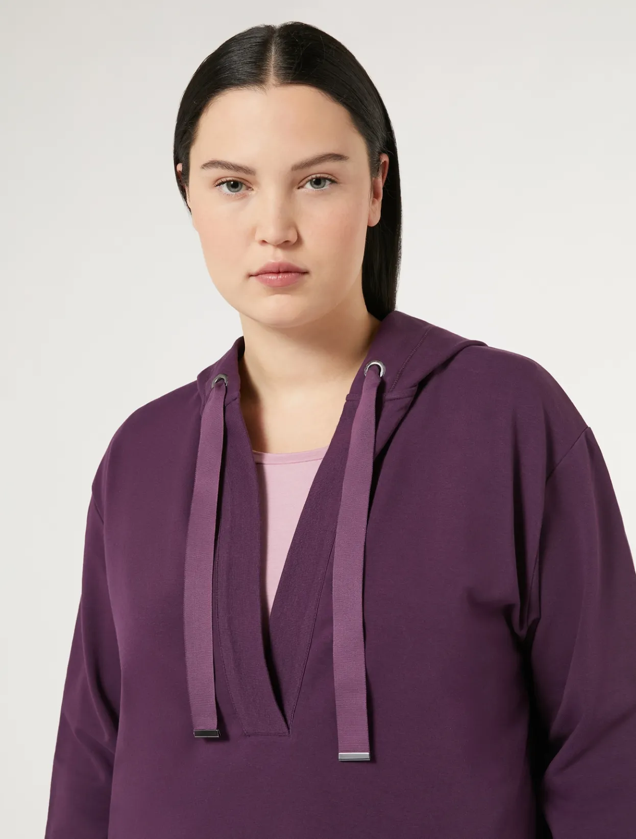 Tops & T-Shirts | Tops & T-Shirts | Marina Rinaldi Cotton jersey sweatshirt PURPLE