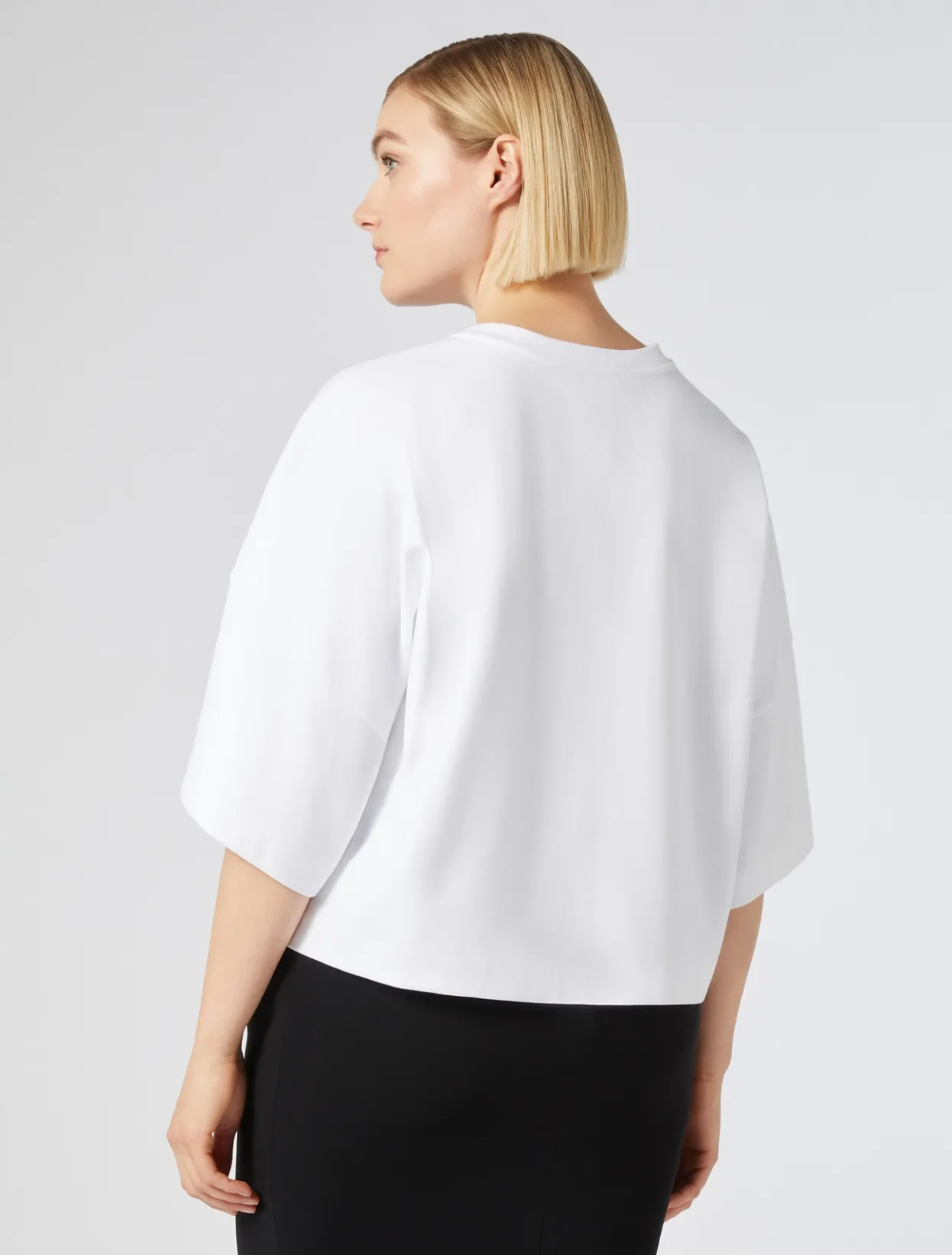 Tops & T-Shirts | Tops & T-Shirts | Marina Rinaldi Cotton jersey T-shirt OPTICALWHITE