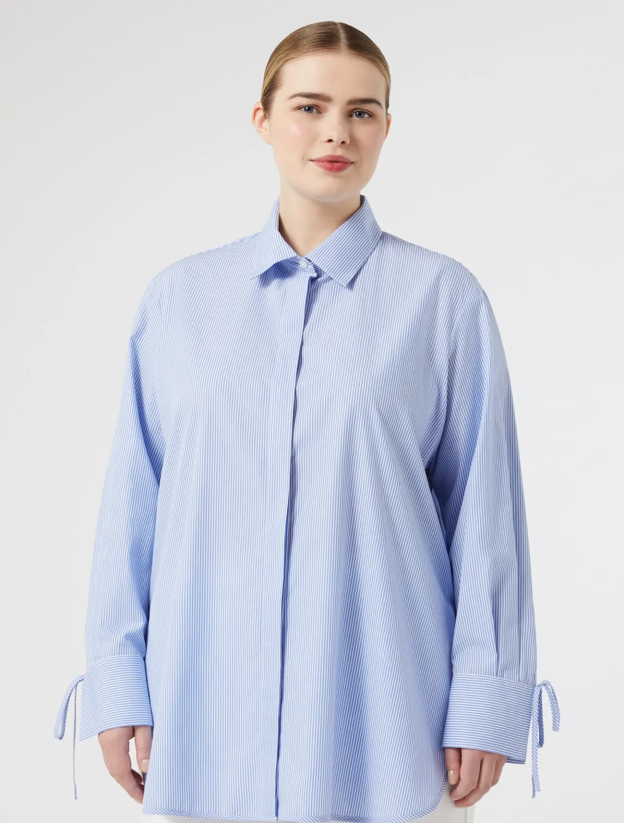 Blouses & Shirts | Blouses & Shirts | Marina Rinaldi Cotton poplin shirt AVIO