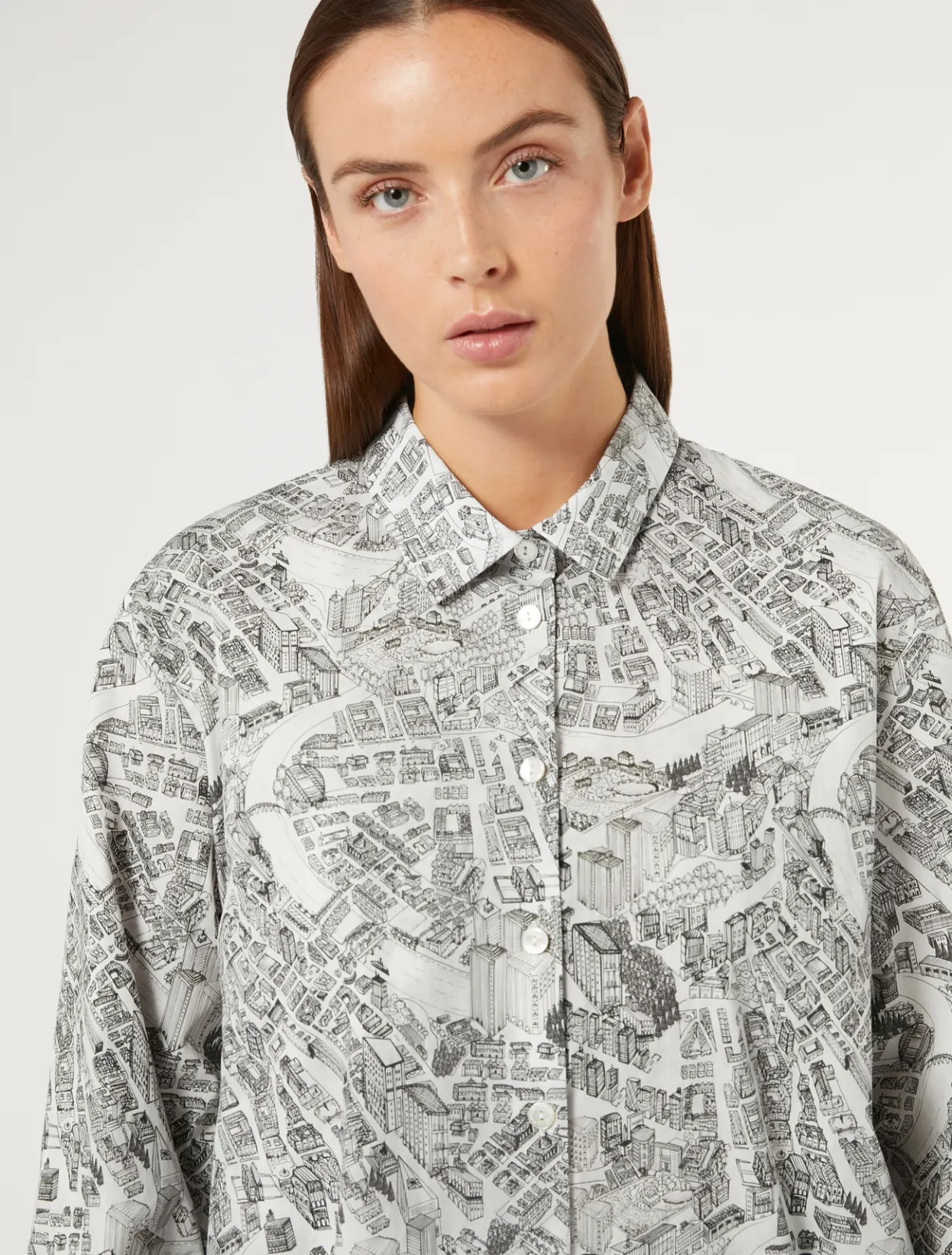 Blouses & Shirts | Blouses & Shirts | Marina Rinaldi Cotton poplin shirt OPTICALWHITE