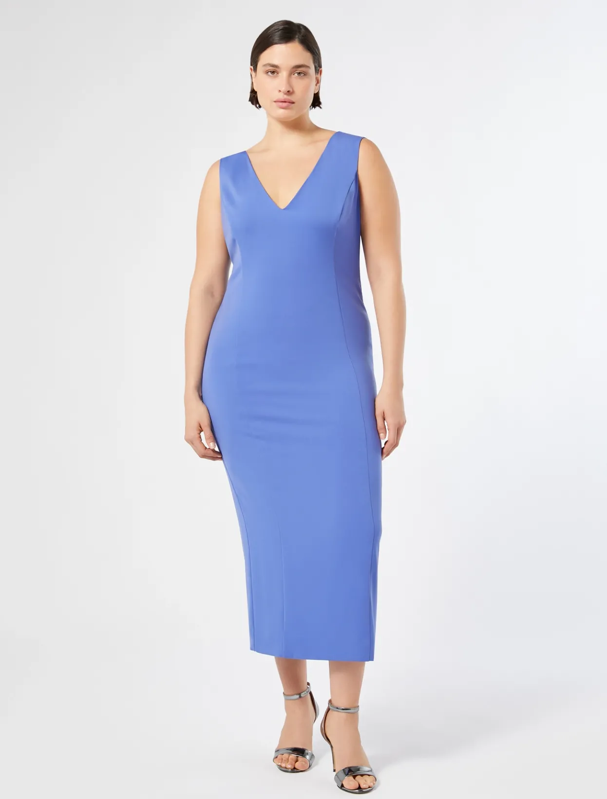 Dresses | Dresses | Marina Rinaldi Crepe dress CORNFLOWERBLUE