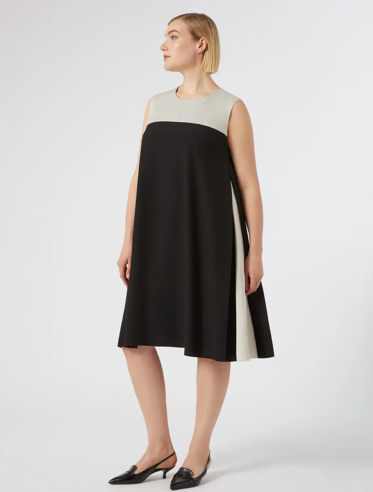 Dresses | Dresses | Marina Rinaldi Crepe envers satin dress BLACK