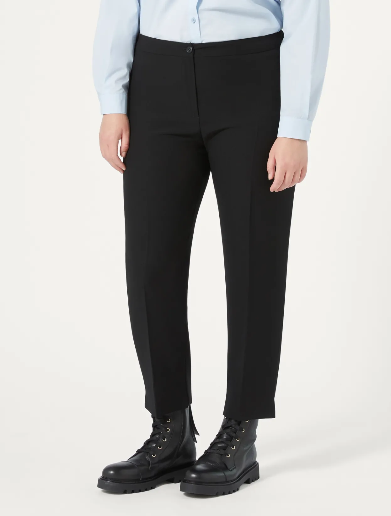 Trousers & Jeans | Trousers & Jeans | Marina Rinaldi Crepe envers satin trousers BLACK