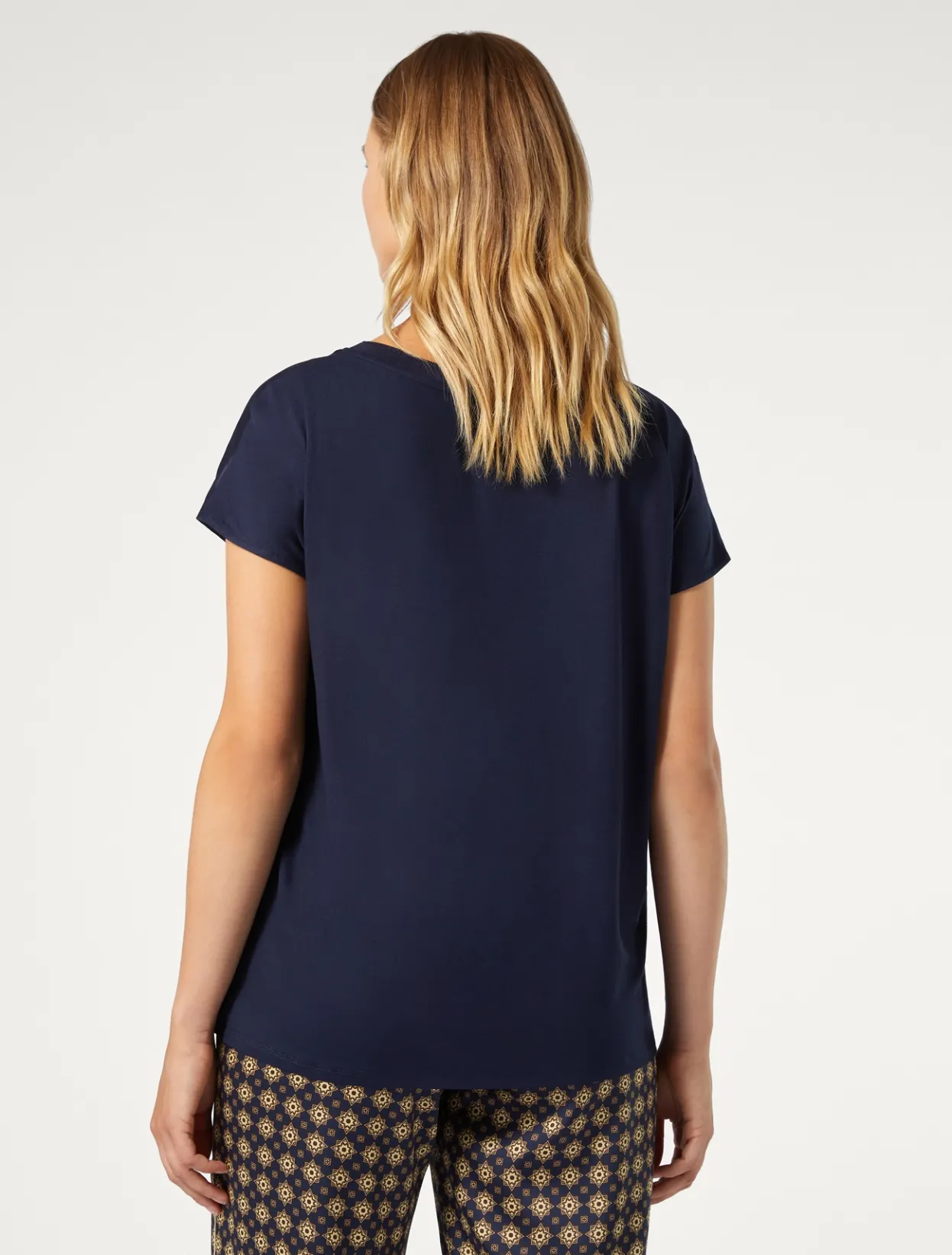 Tops & T-Shirts | Tops & T-Shirts | Marina Rinaldi Crepe jersey T-shirt NAVY