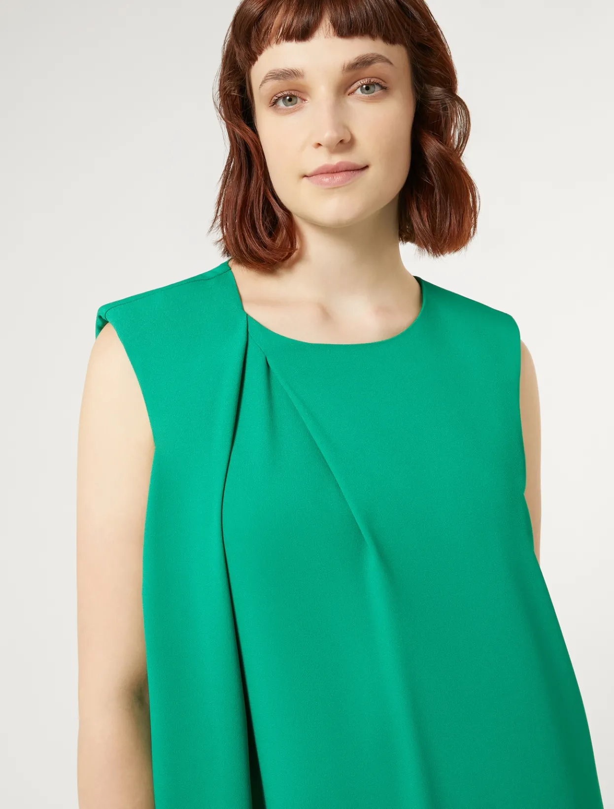 Dresses | Dresses | Marina Rinaldi Crêpe envers satin dress GREEN