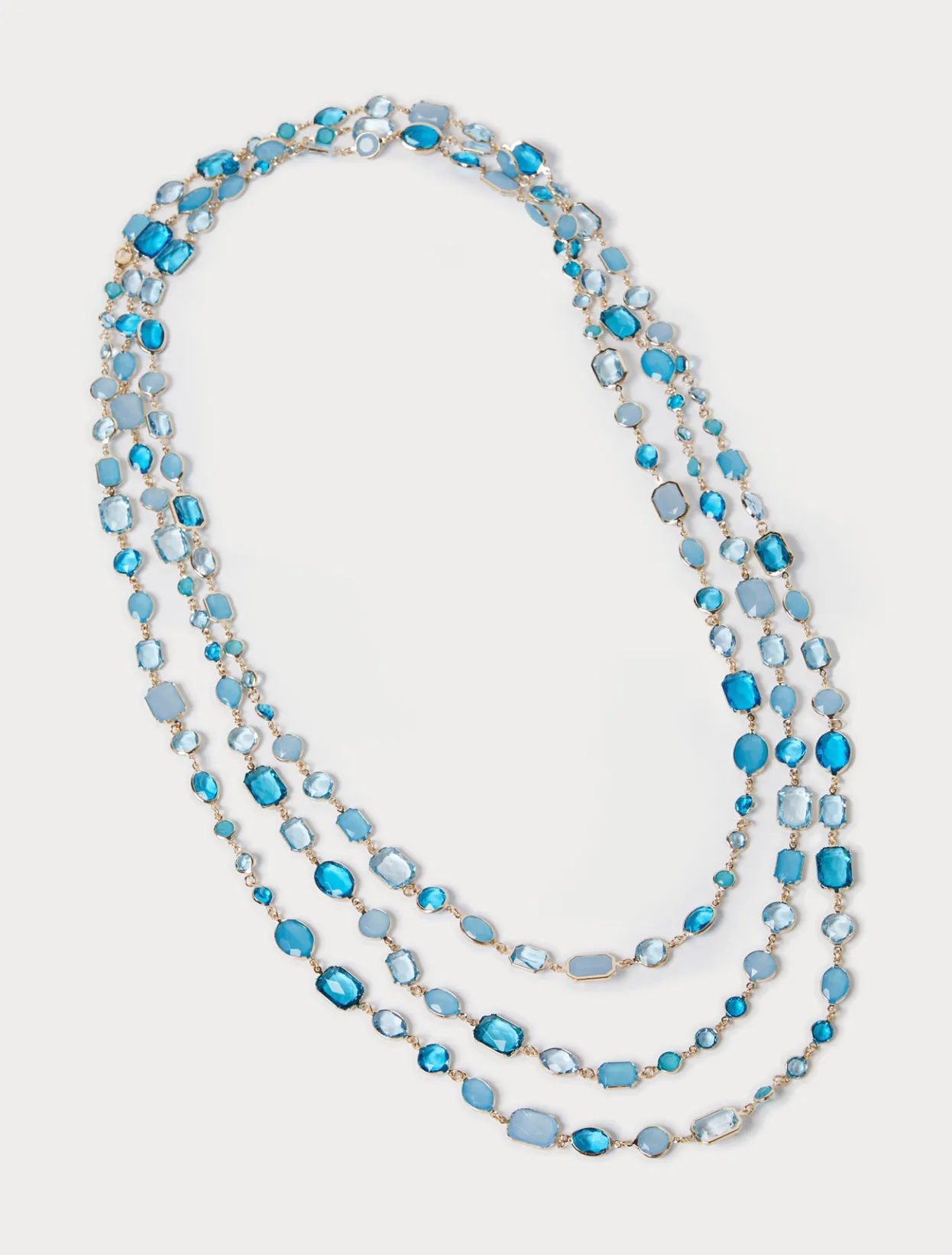 Accessories | Accessories | Marina Rinaldi Crystal-adorned necklace LIGHTBLUE