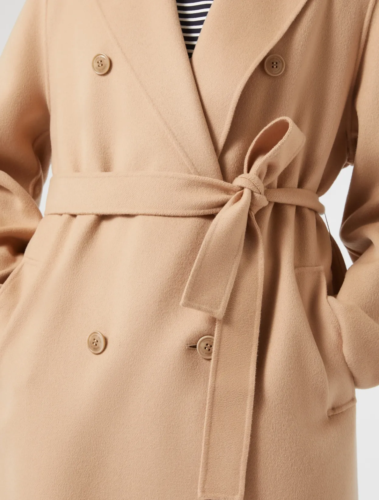 Coats | Coats | Marina Rinaldi Double-faced wool-blend coat CAMEL