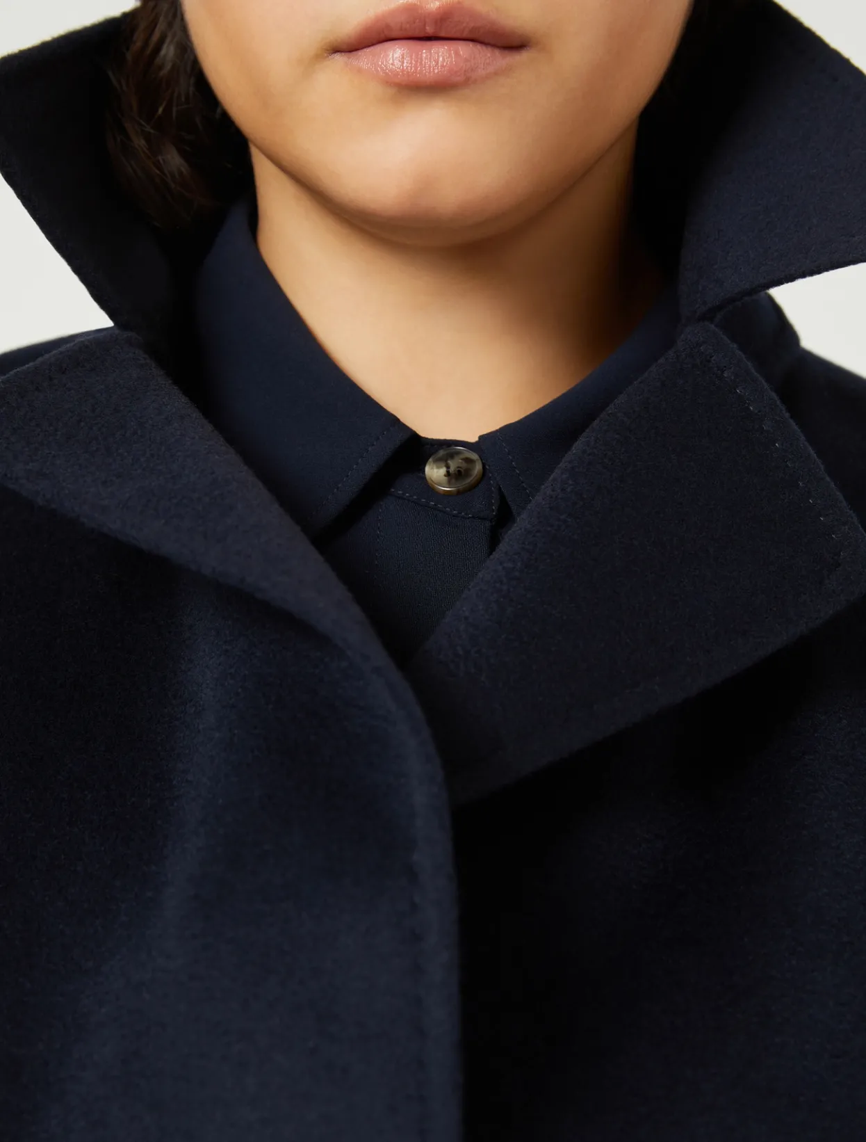 Coats | Coats | Marina Rinaldi Double-sided pure wool coat ULTRAMARINE