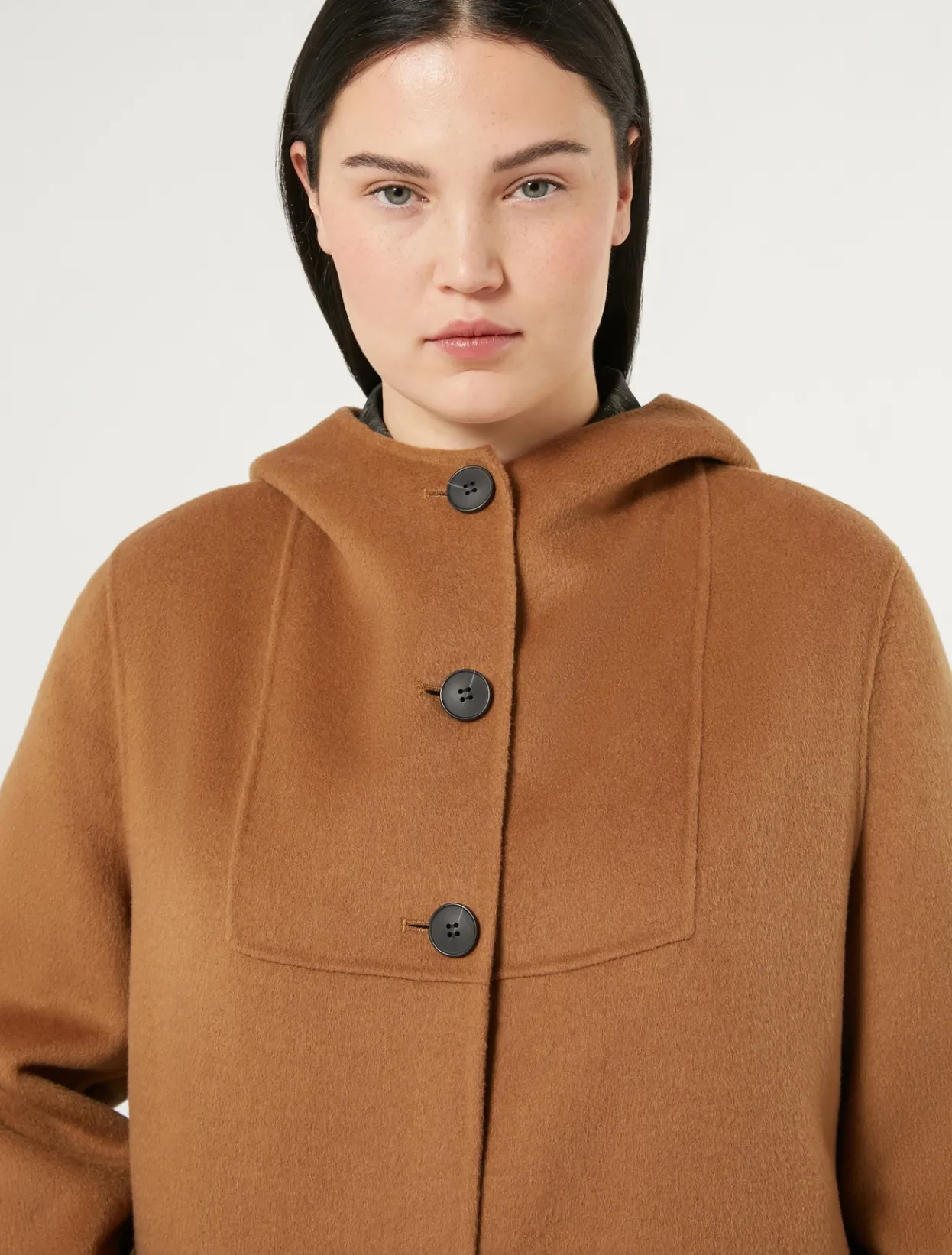 Coats | Coats | Marina Rinaldi Double-sided wool jacket BISCUIT