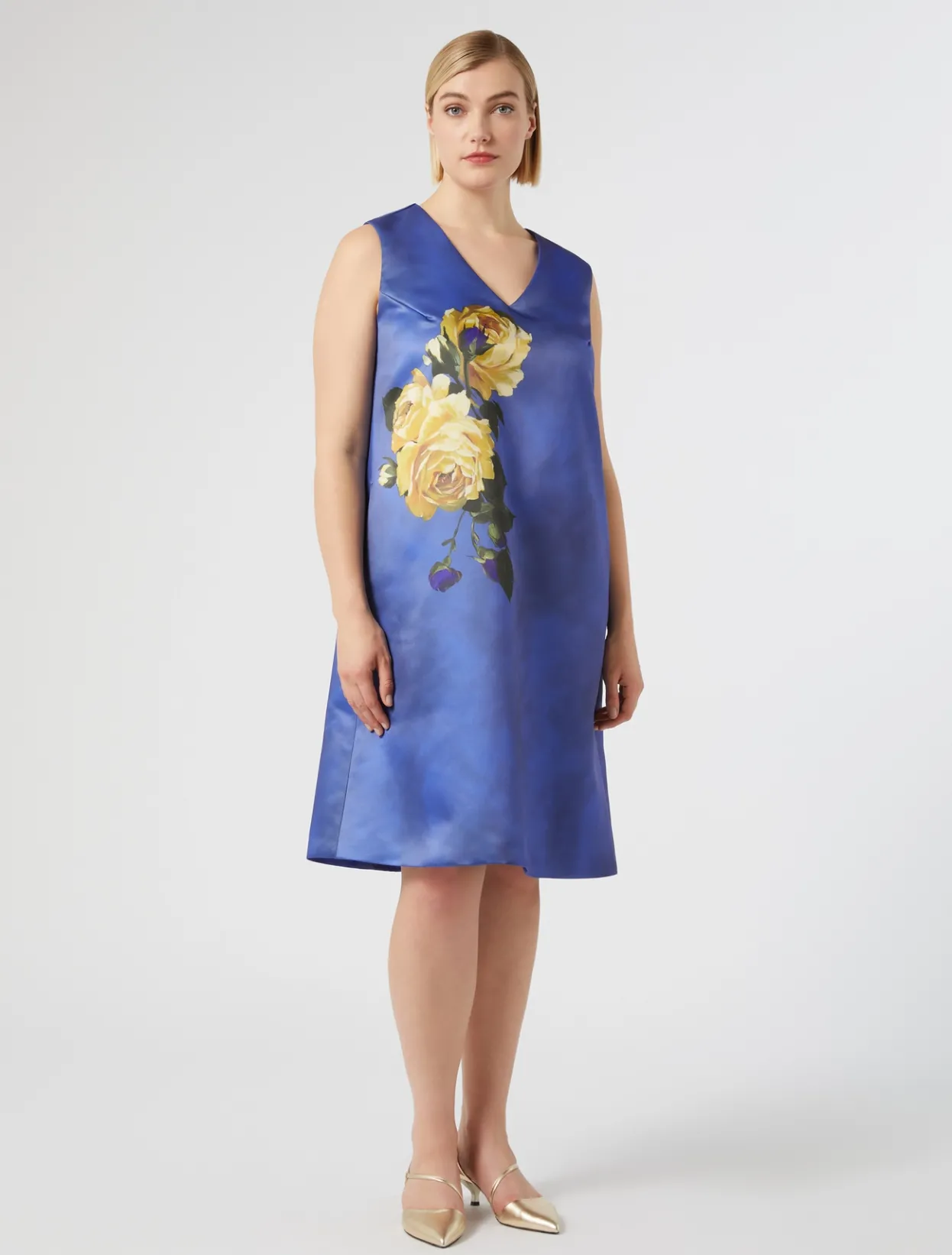 Dresses | Dresses | Marina Rinaldi Duchesse print dress AVIO