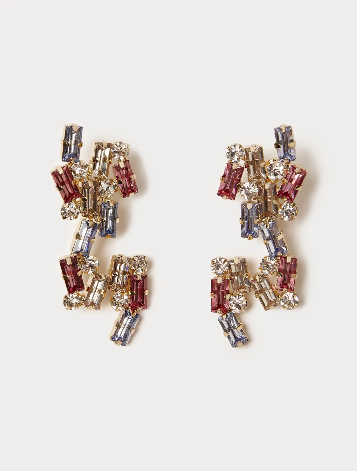 Accessories | Accessories | Marina Rinaldi Earrings with cabochons PINK