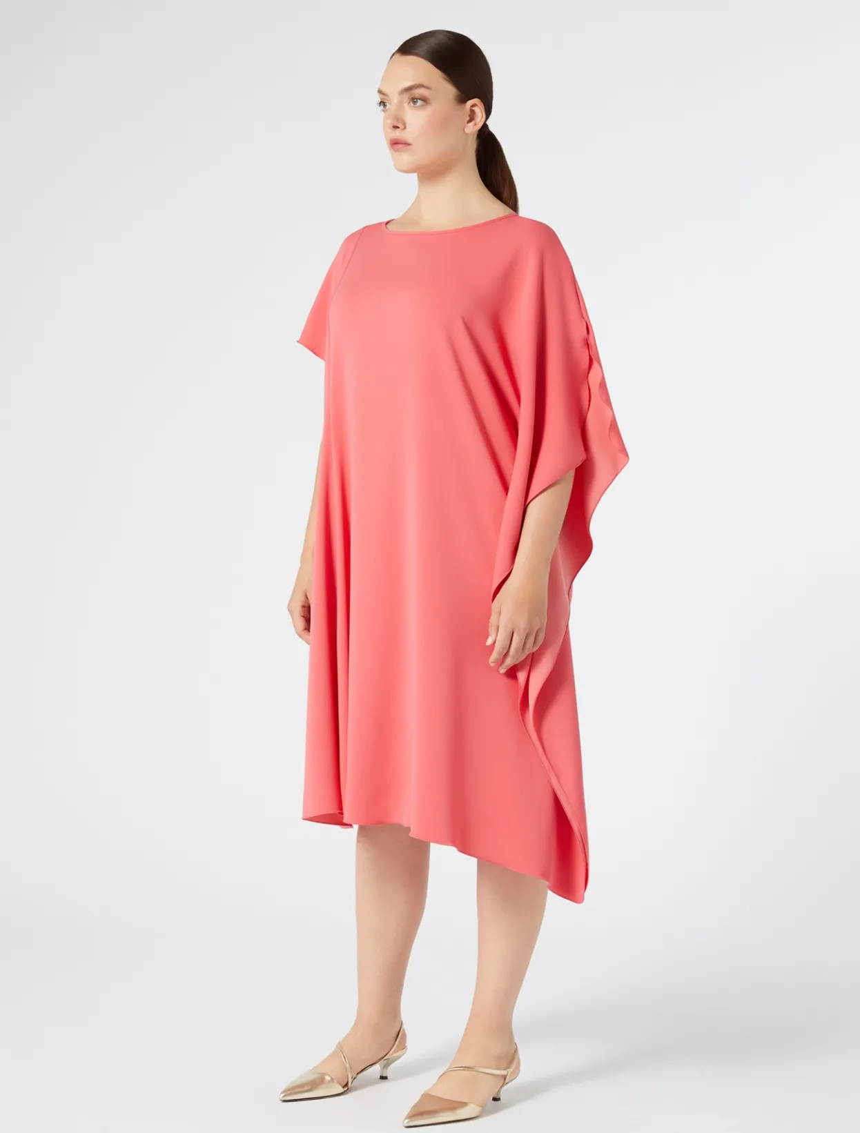 Dresses | Dresses | Marina Rinaldi Georgette dress CORAL