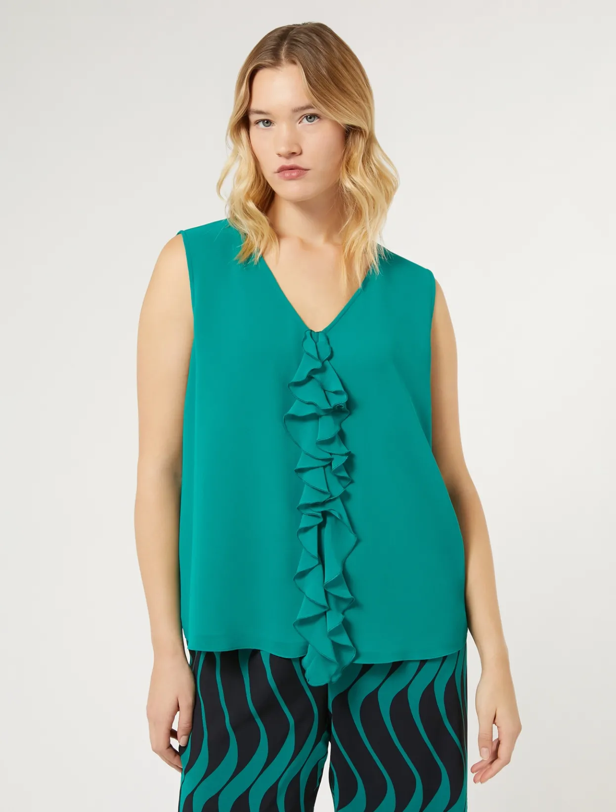 Blouses | Blouses & Shirts | Marina Rinaldi Georgette top JADE