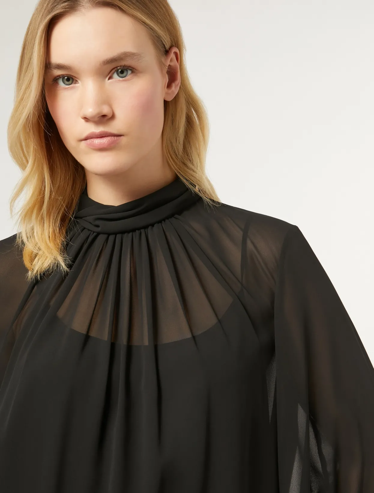 Blouses & Shirts | Blouses & Shirts | Marina Rinaldi Georgette tunic BLACK