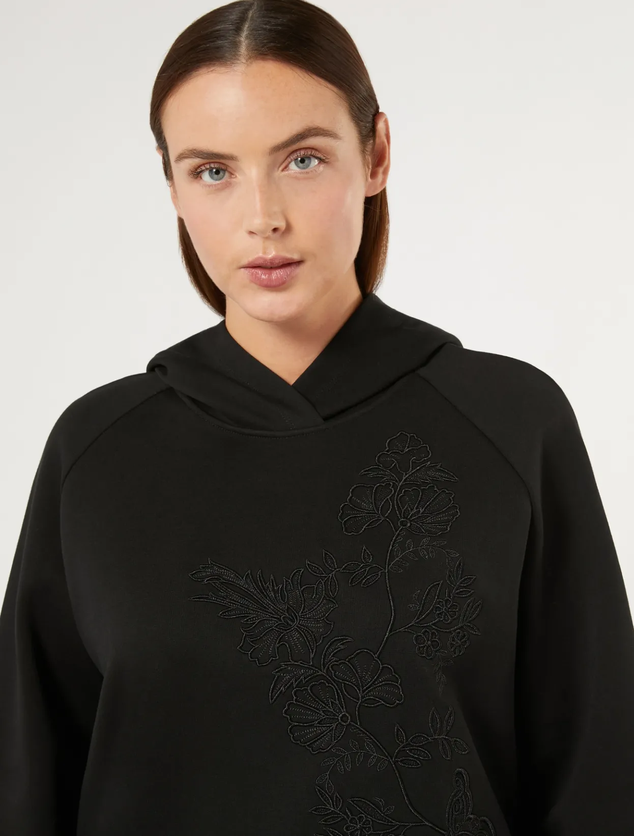 Tops & T-Shirts | Tops & T-Shirts | Marina Rinaldi Interlock jersey sweatshirt BLACK